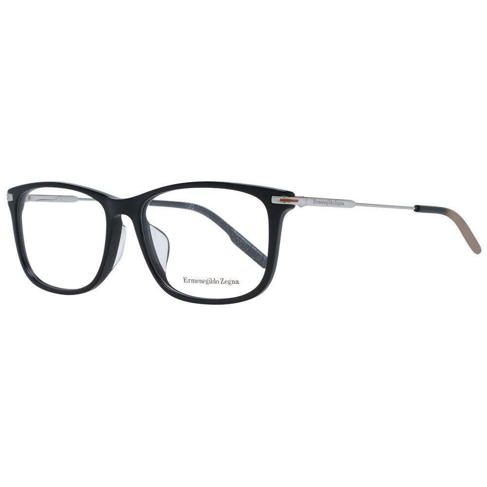 Ermenegildo Zegna Black Plastic Eyeglasses (Frame)