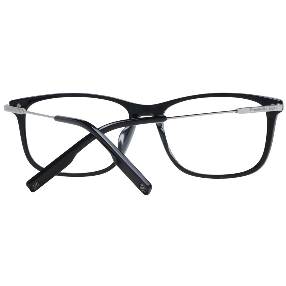 Ermenegildo Zegna Black Plastic Eyeglasses (Frame)