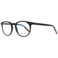 Ermenegildo Zegna Brown Plastic Eyeglass Frames