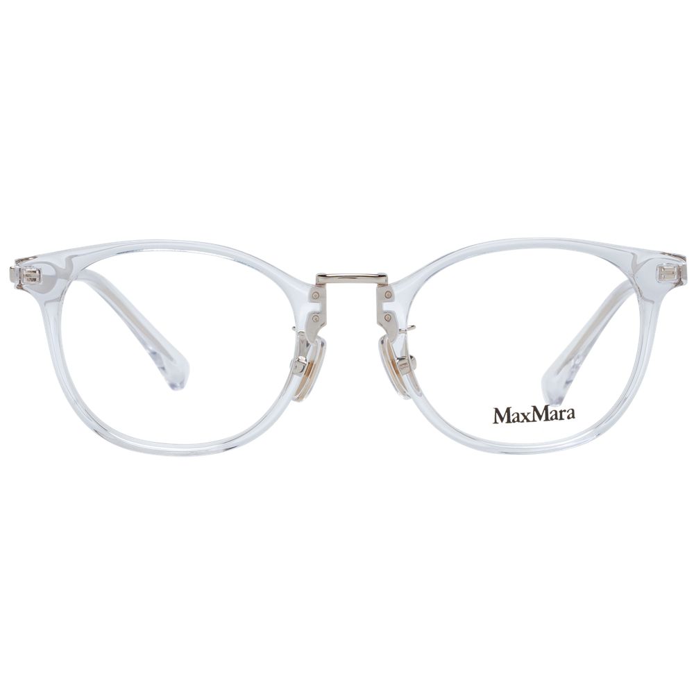 Max Mara Weiße Kunststoffbrille (Gestell)