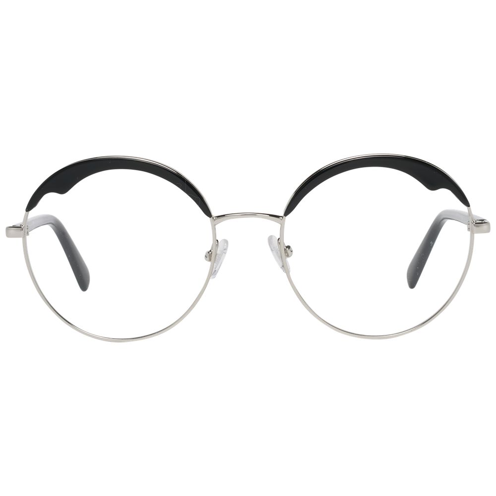 Emilio Pucci Brille aus schwarzem Metall & Kunststoff (Gestell)