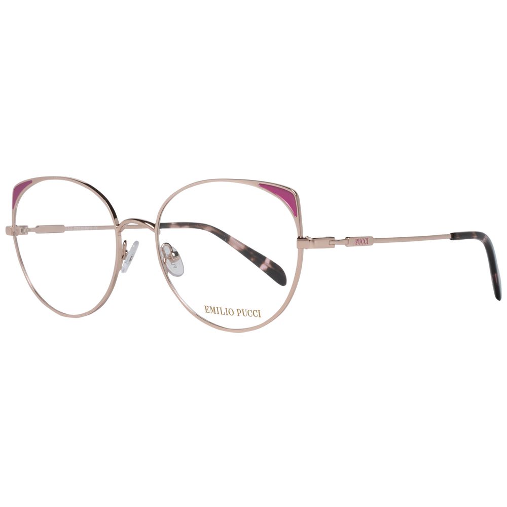 Emilio Pucci rose gold-tone metal glasses (frame)