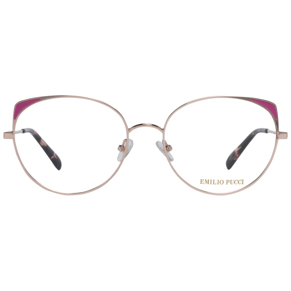 Emilio Pucci rose gold-tone metal glasses (frame)