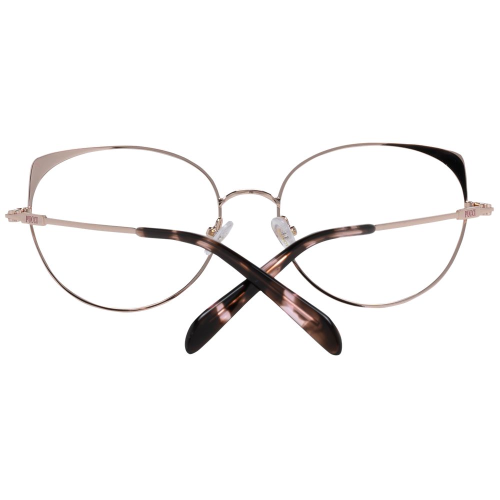 Emilio Pucci rose gold-tone metal glasses (frame)