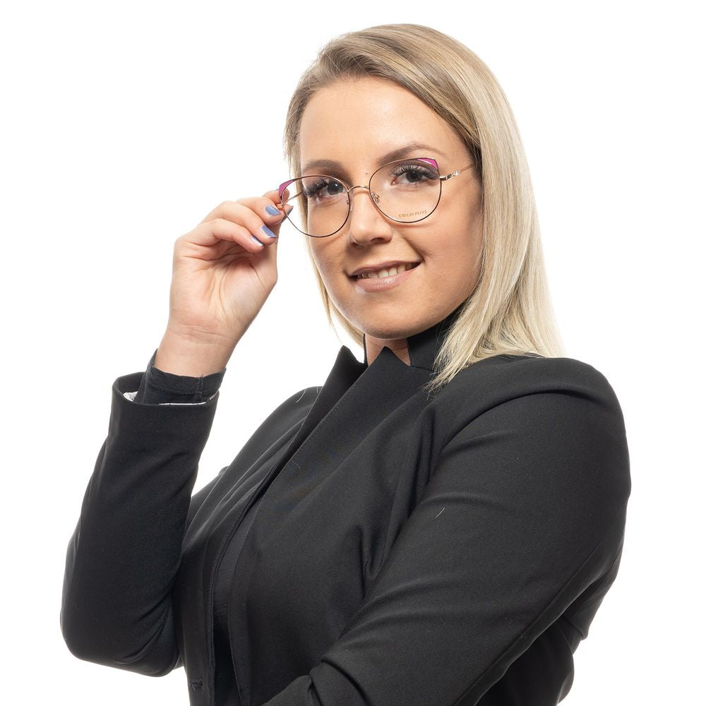 Emilio Pucci rose gold-tone metal glasses (frame)