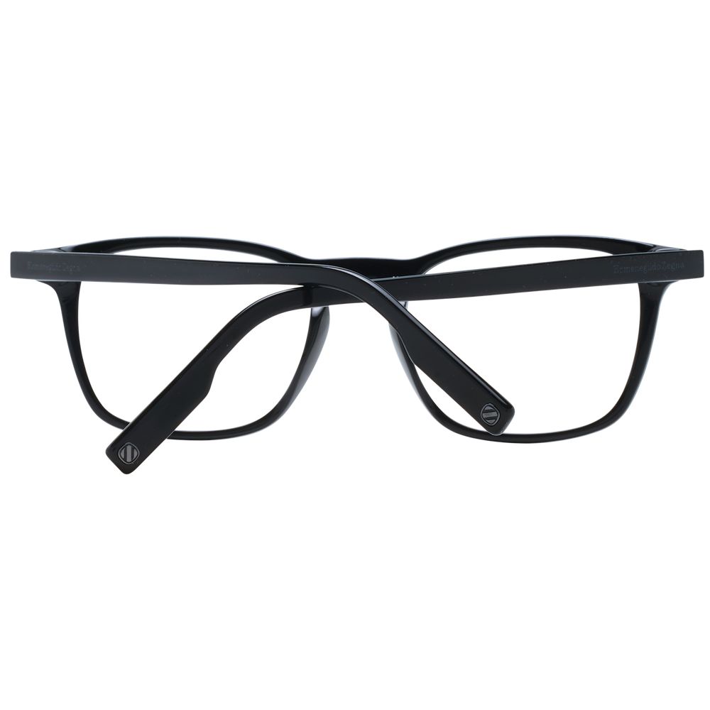 Ermenegildo Zegna Black Plastic Eyeglasses (Frame)