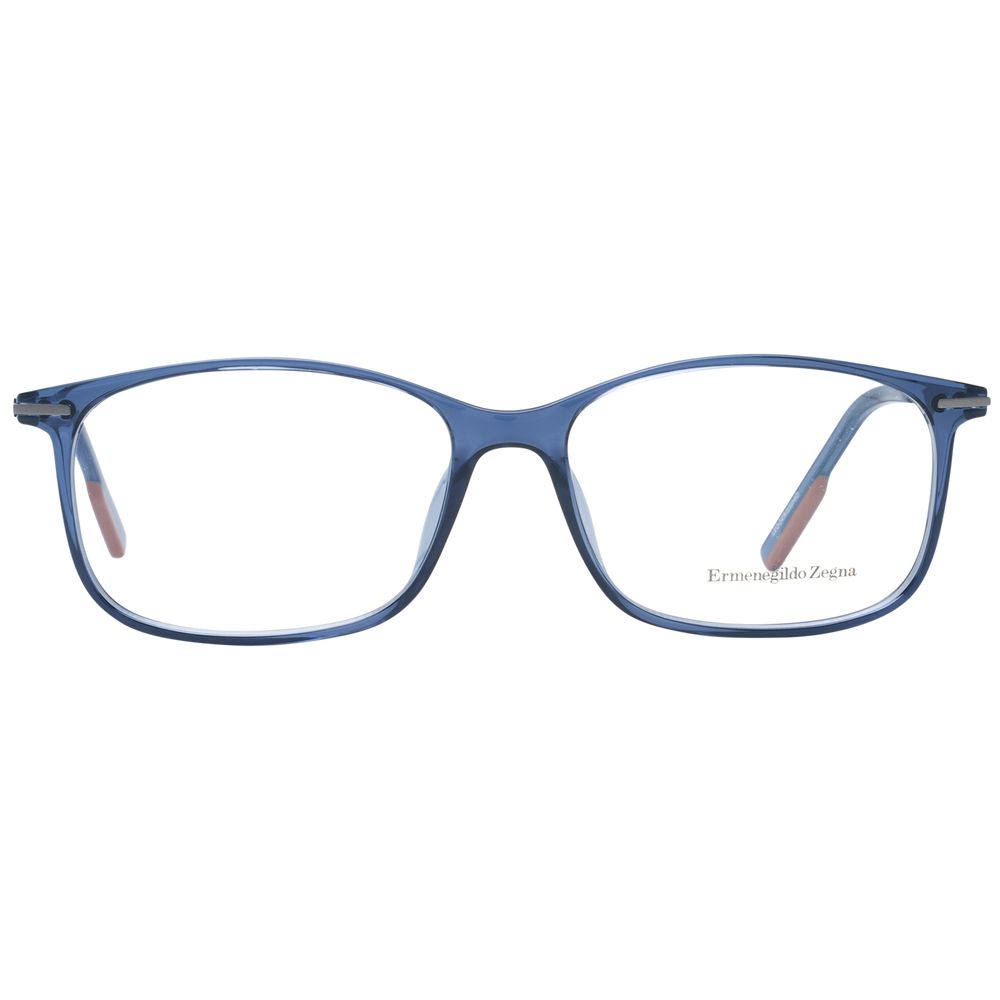 Ermenegildo Zegna Blue Titanium Eyeglass Frames