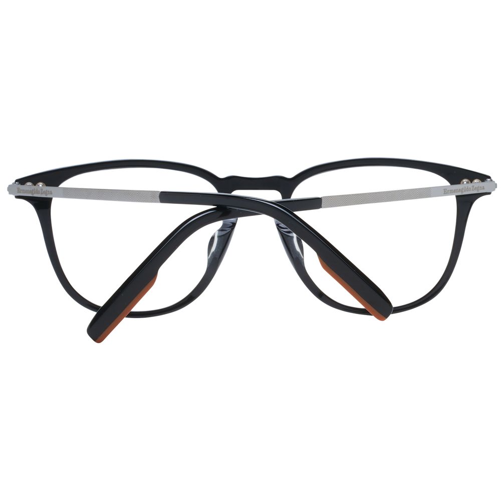 Ermenegildo Zegna Black Plastic Eyeglasses (Frames)