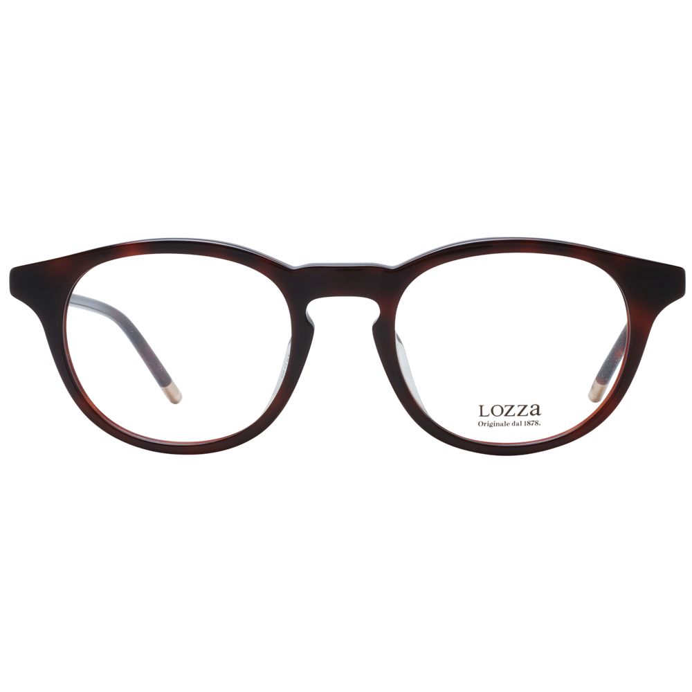 Lozza Brillenfassung aus braunem Acetat und Kunststoff