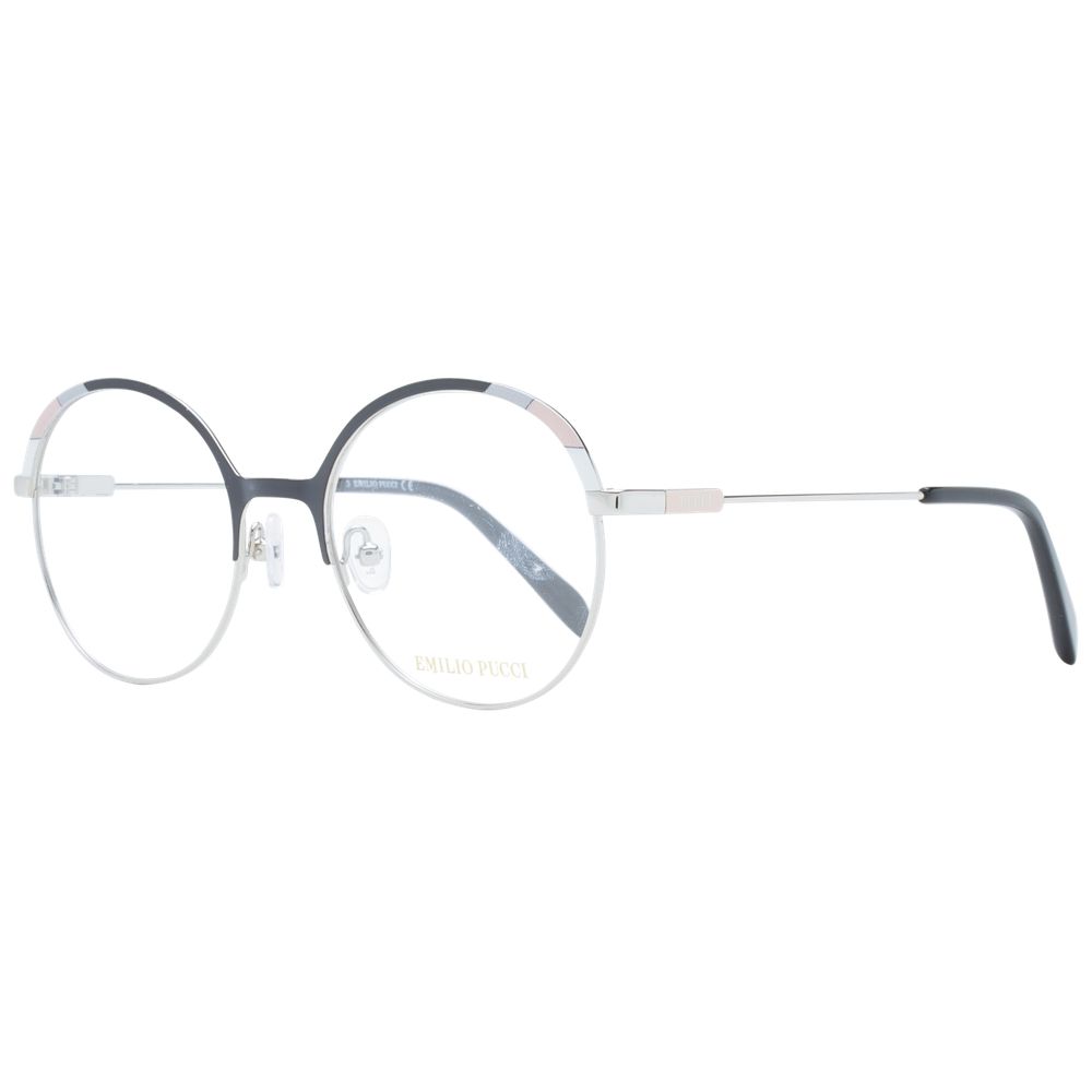 Emilio Pucci Schwarze Metallbrille (Gestell)