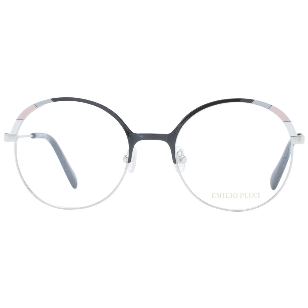 Emilio Pucci Schwarze Metallbrille (Gestell)
