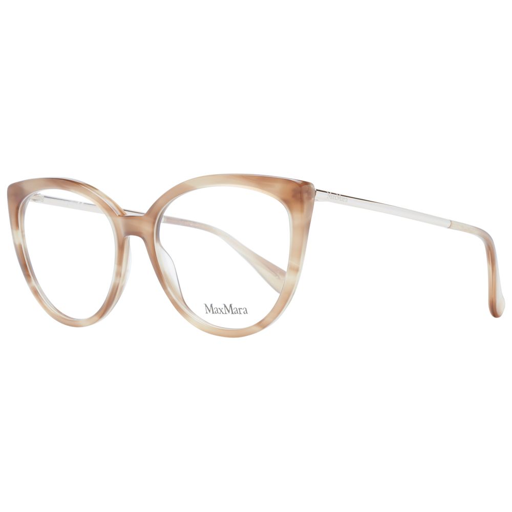 Max Mara eyeglass frames made of brown plastic