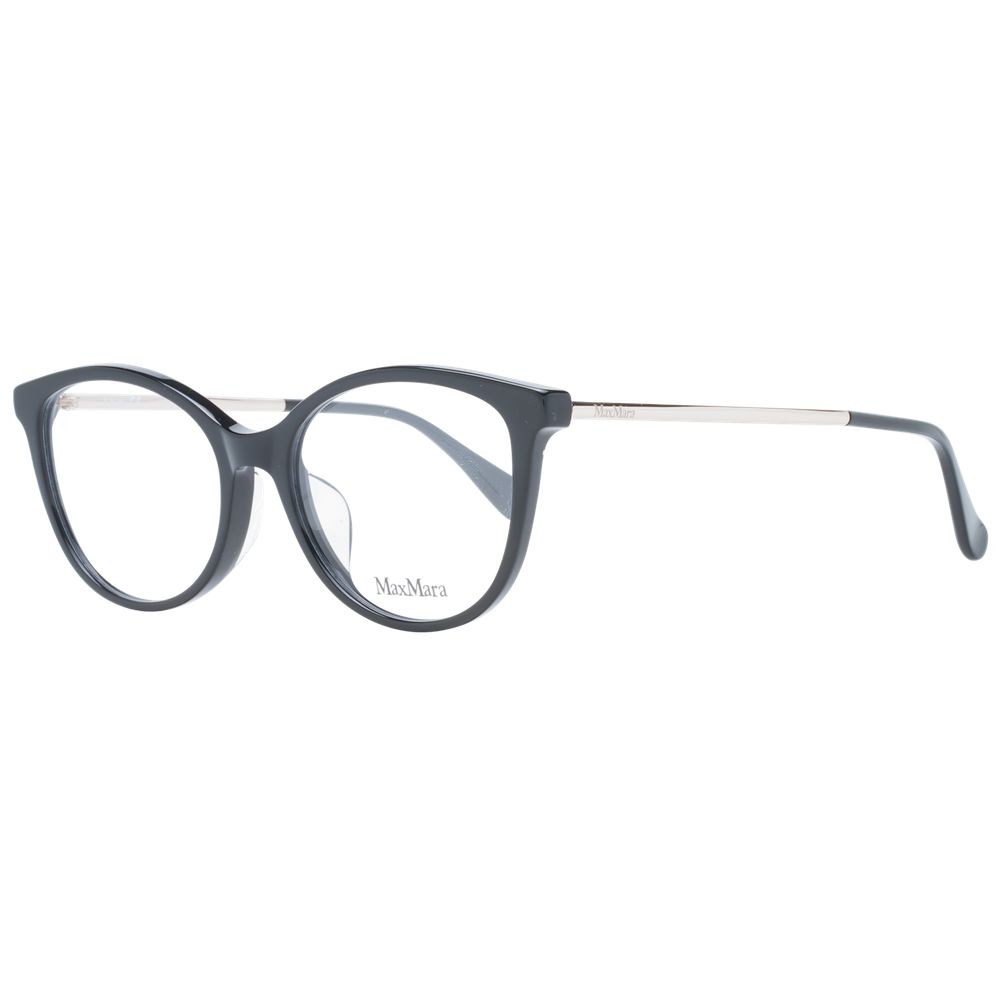 Max Mara Brille aus schwarzem Metall & Kunststoff (Gestell)