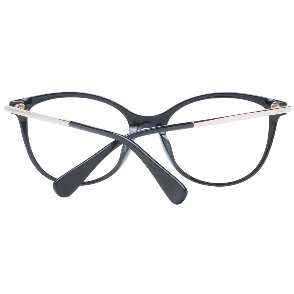 Max Mara Brille aus schwarzem Metall & Kunststoff (Gestell)