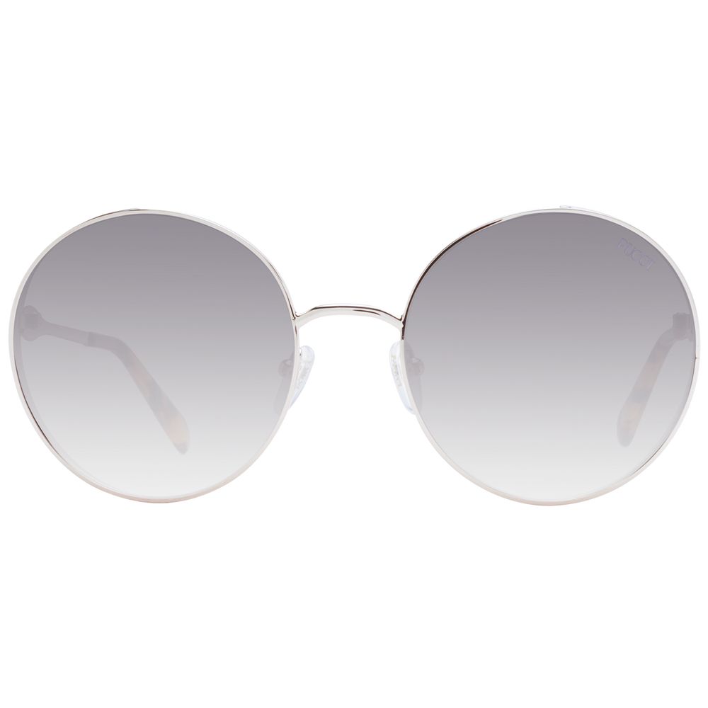 Emilio Pucci Sonnenbrille mit roségoldenem Metallrahmen