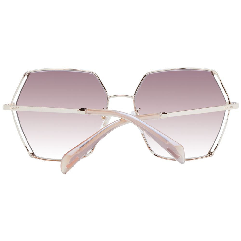 Police Sonnenbrille aus Roségold-Metall