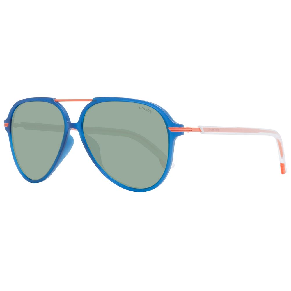 Police Blaue Sonnenbrille aus Kunststoff