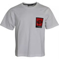 Dolce & Gabbana Men's White Cotton T-Shirt with Red Lips