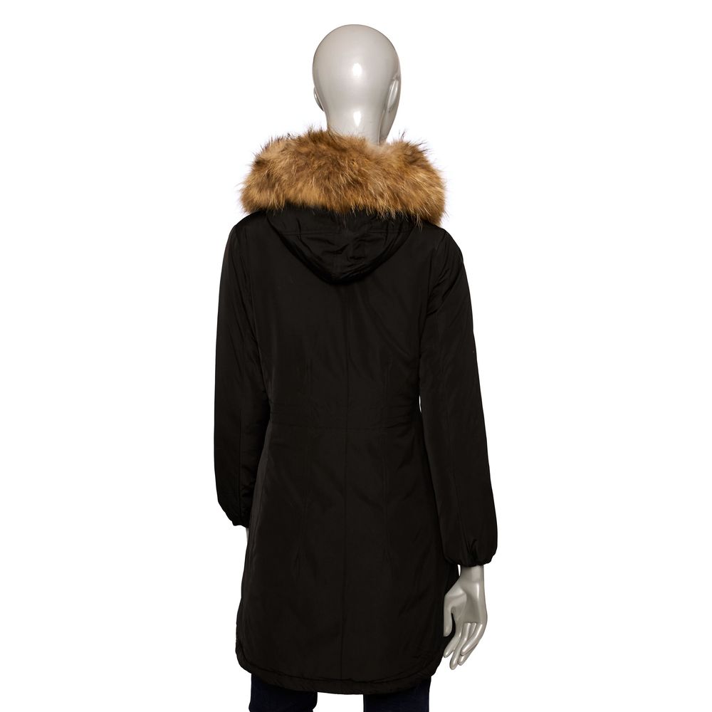 Baldinini Trend Schwarze Damenjacke aus Polyester