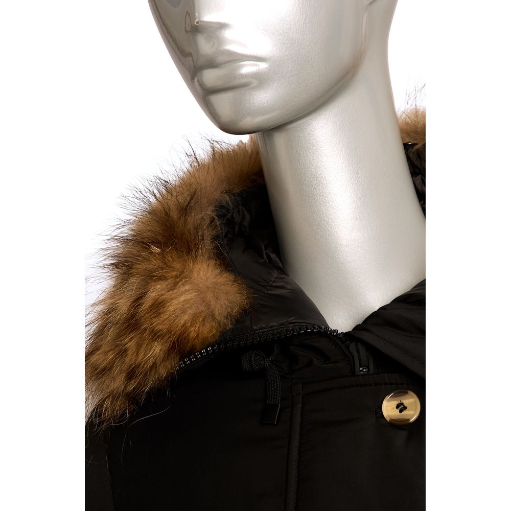 Baldinini Trend Schwarze Damenjacke aus Polyester