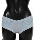 Ermanno Scervino Blaue Beachwear-Hose Bikini-Shorts