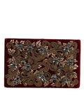 Dolce & Gabbana Rot Samt Gold Rahmen Kupplung Abend Party Handtasche