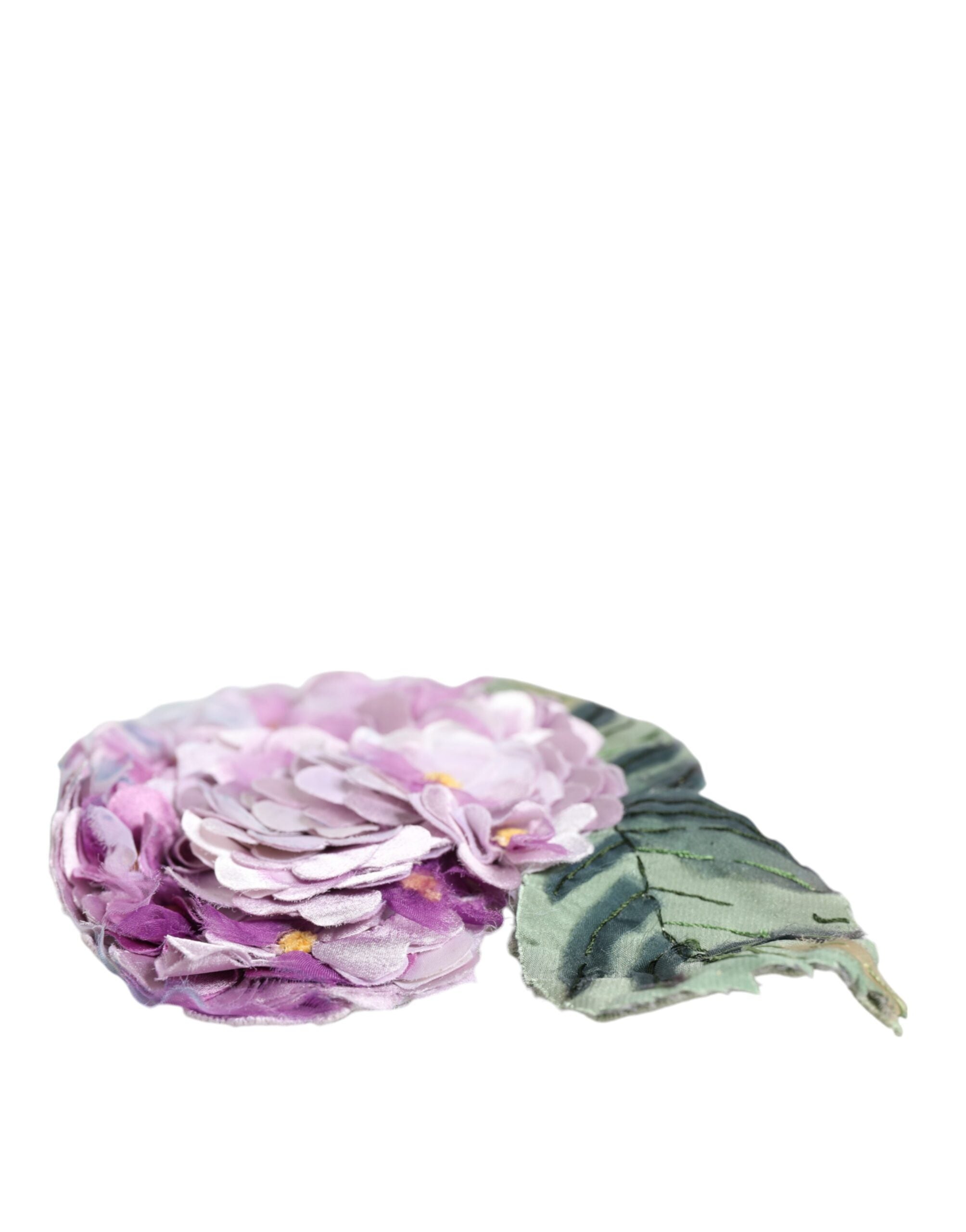 Dolce & Gabbana Multicolor Hydrangea Gold-Tone Brooch