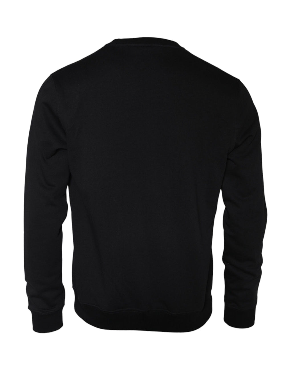 Versace Black Medusa Fleece Cotton Crew Neck Sweatshirt