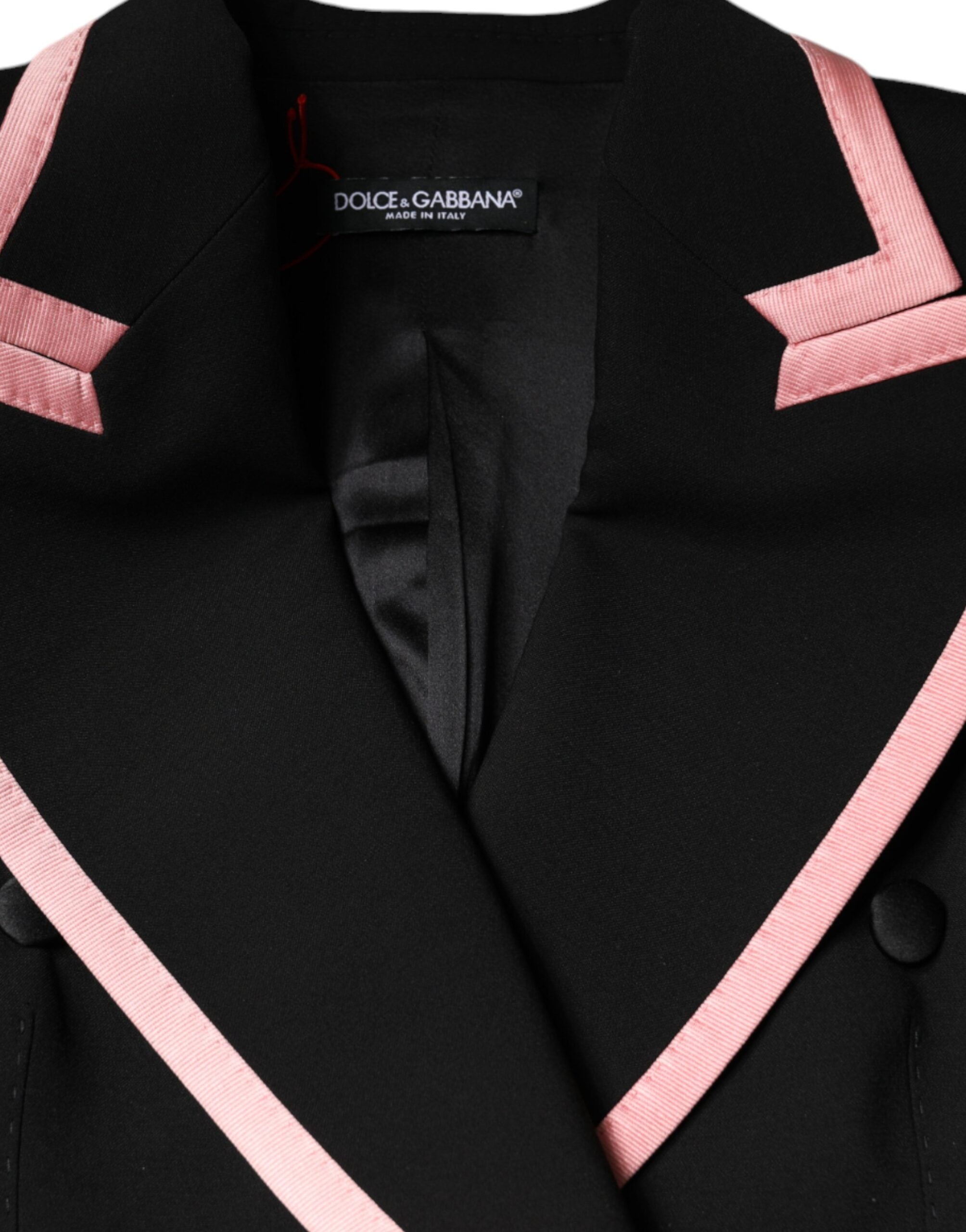 Dolce & Gabbana Black Sleeveless Wool Blend Jumpsuit Dress