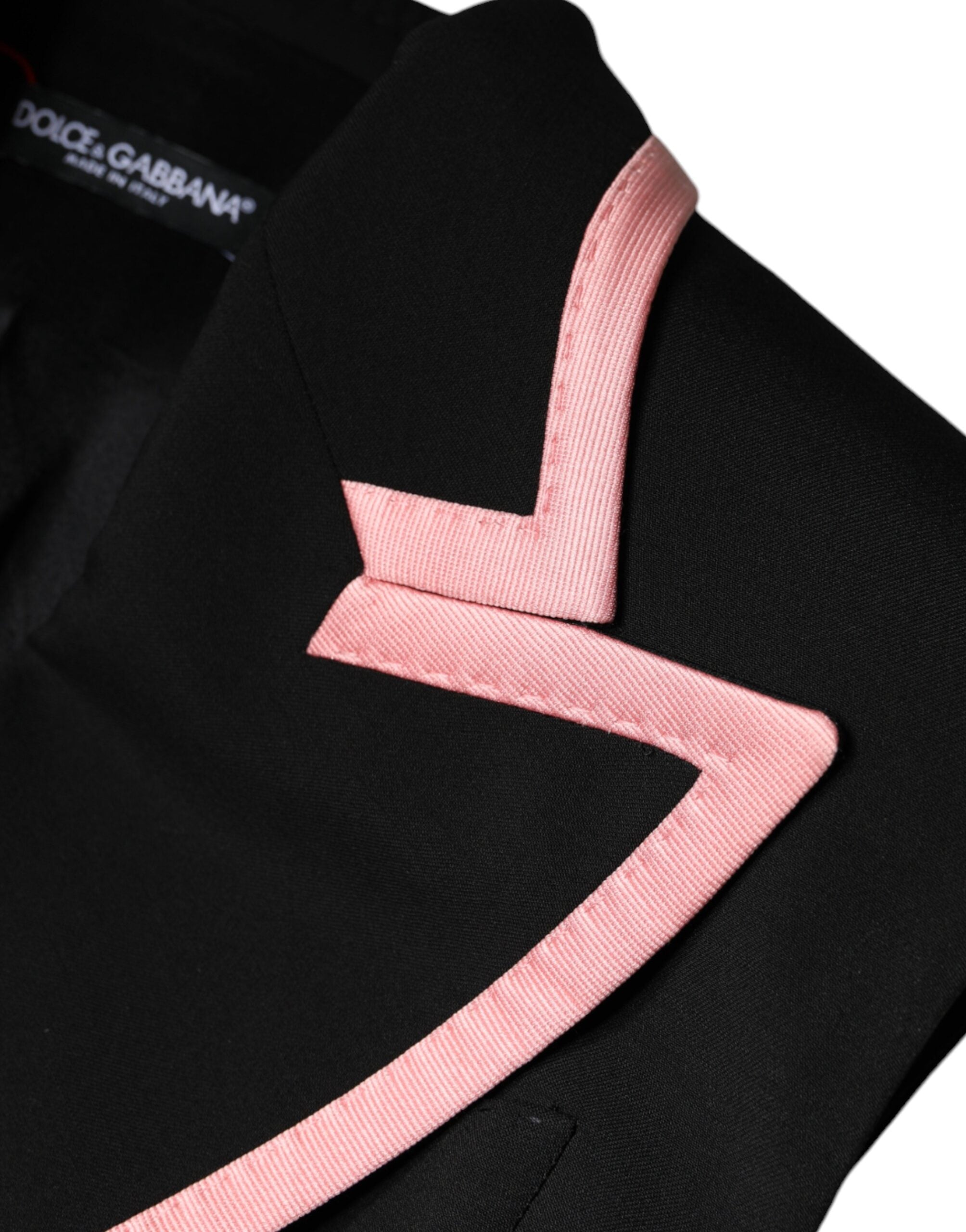 Dolce & Gabbana Black Sleeveless Wool Blend Jumpsuit Dress