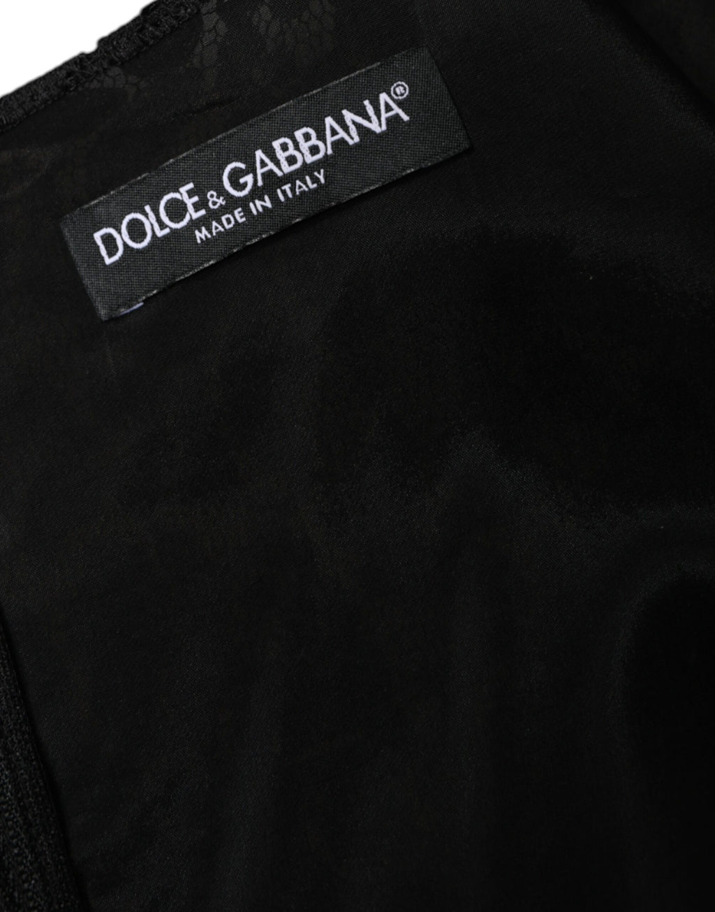 Dolce & Gabbana Black Floral Lace Sleeveless Mini Dress