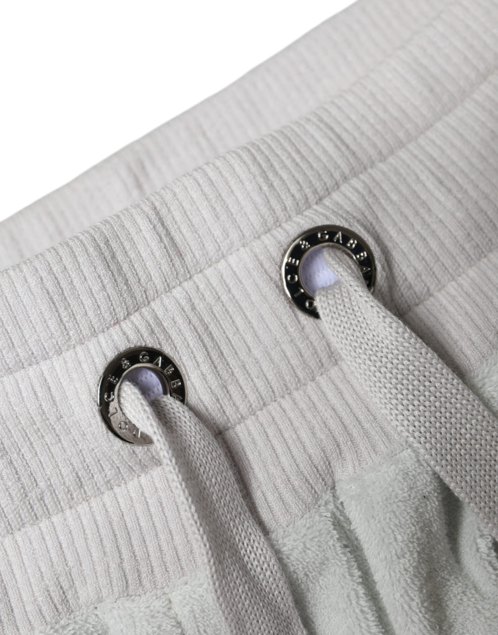 Dolce & Gabbana White Nylon Jogger Sweatpants