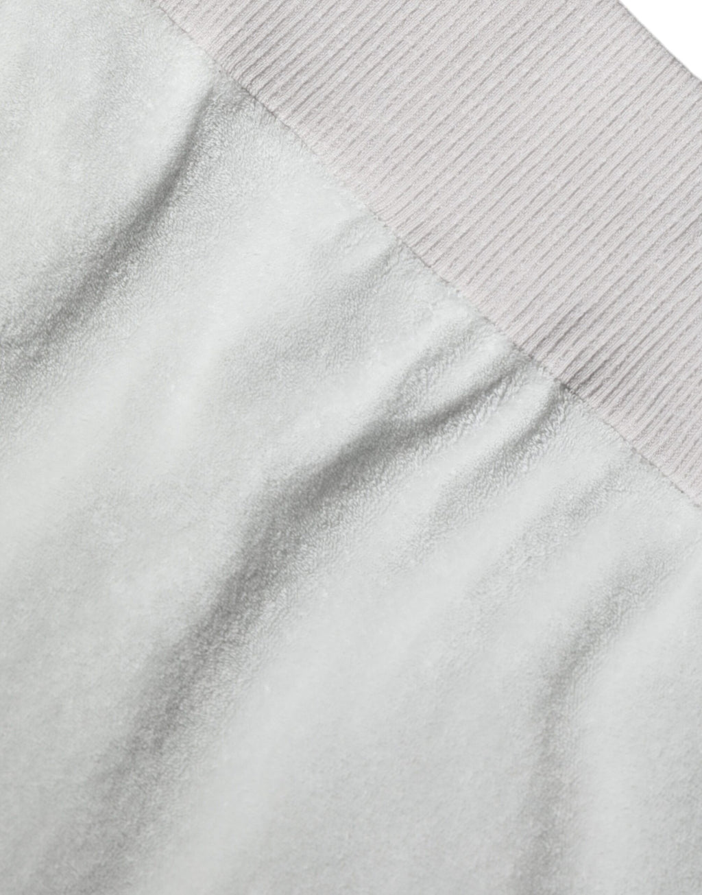 Dolce & Gabbana White Nylon Stretch Crew Neck Sweater