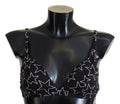 Dolce & Gabbana Black Millennials Star Non-Wire Cotton Bra Underwear