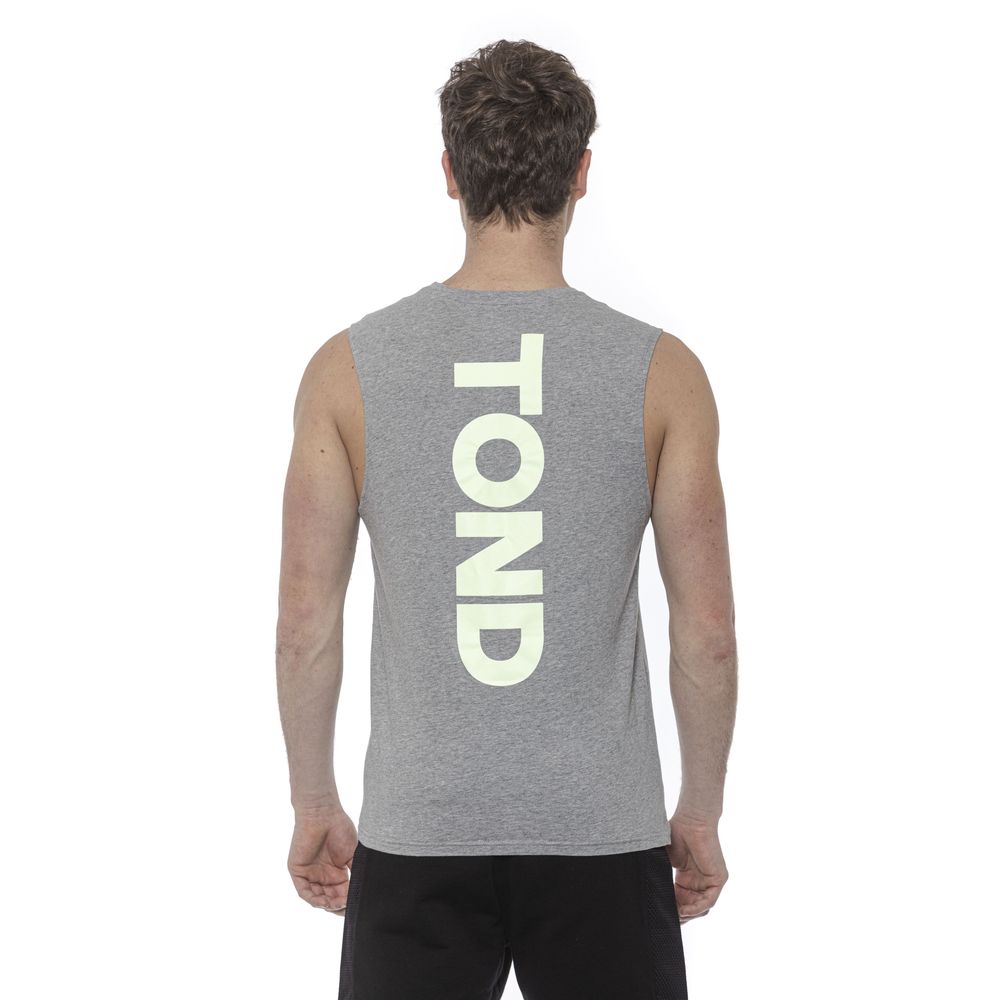 Clay Gray Cotton Men's Tank Top