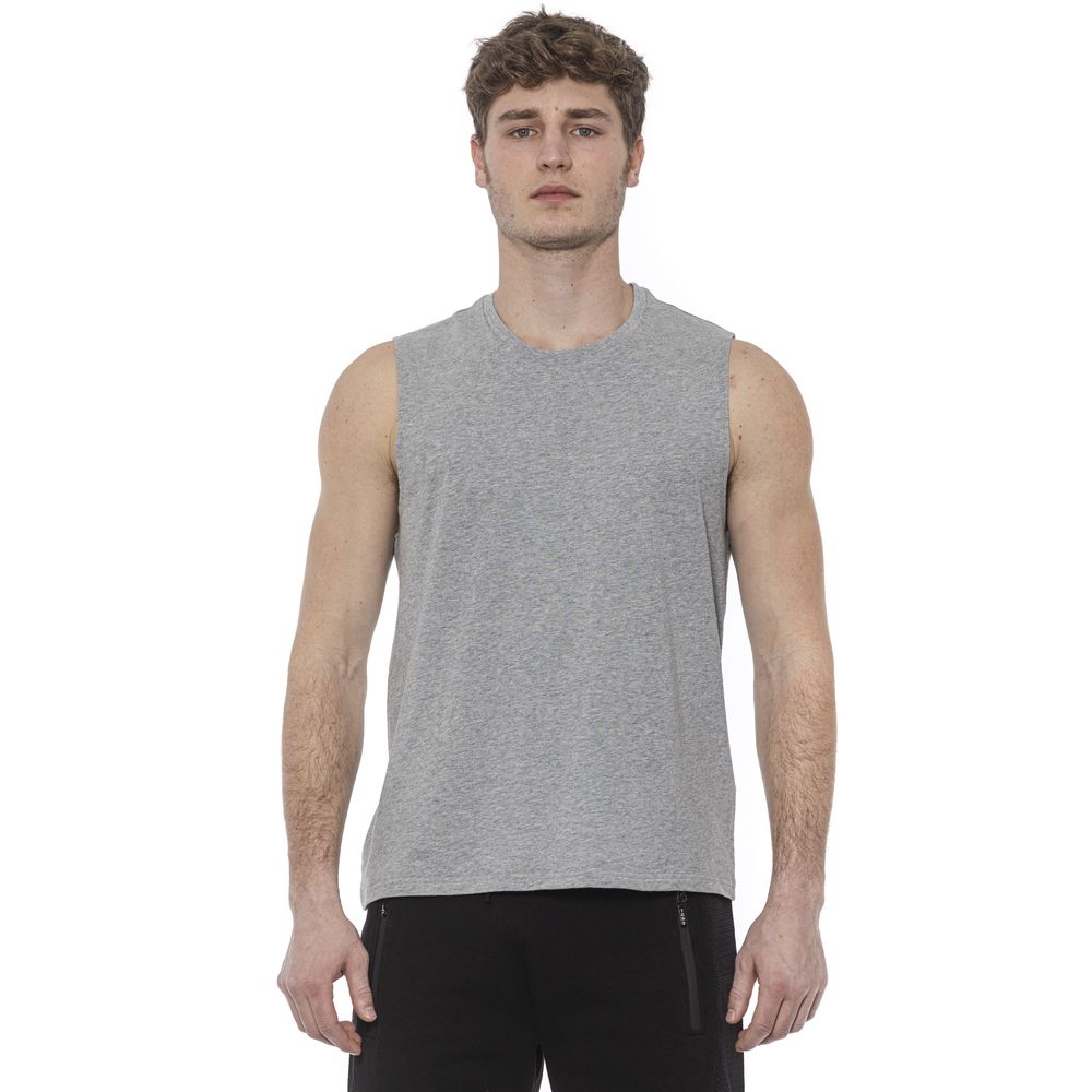 Clay Gray Cotton Men's Tank Top