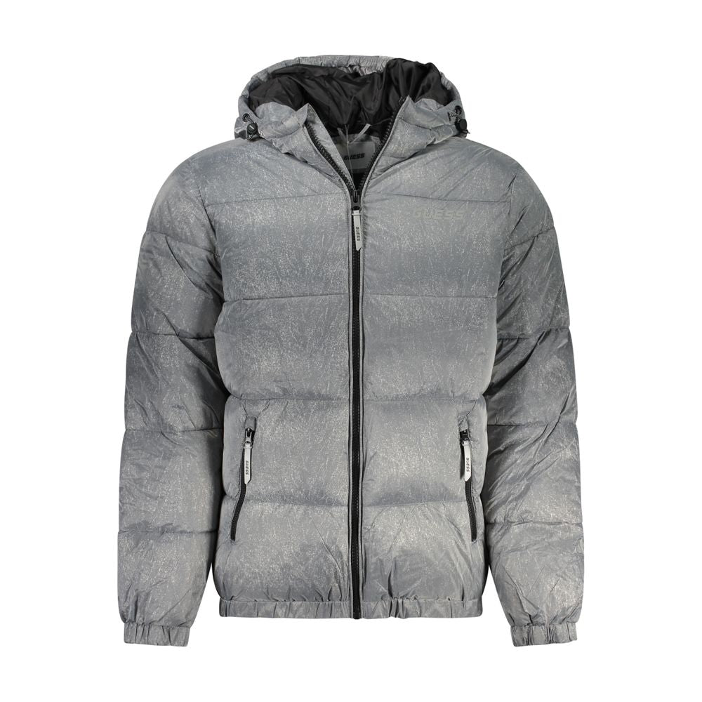 Guess Jeans Graue Polyamid-Jacke