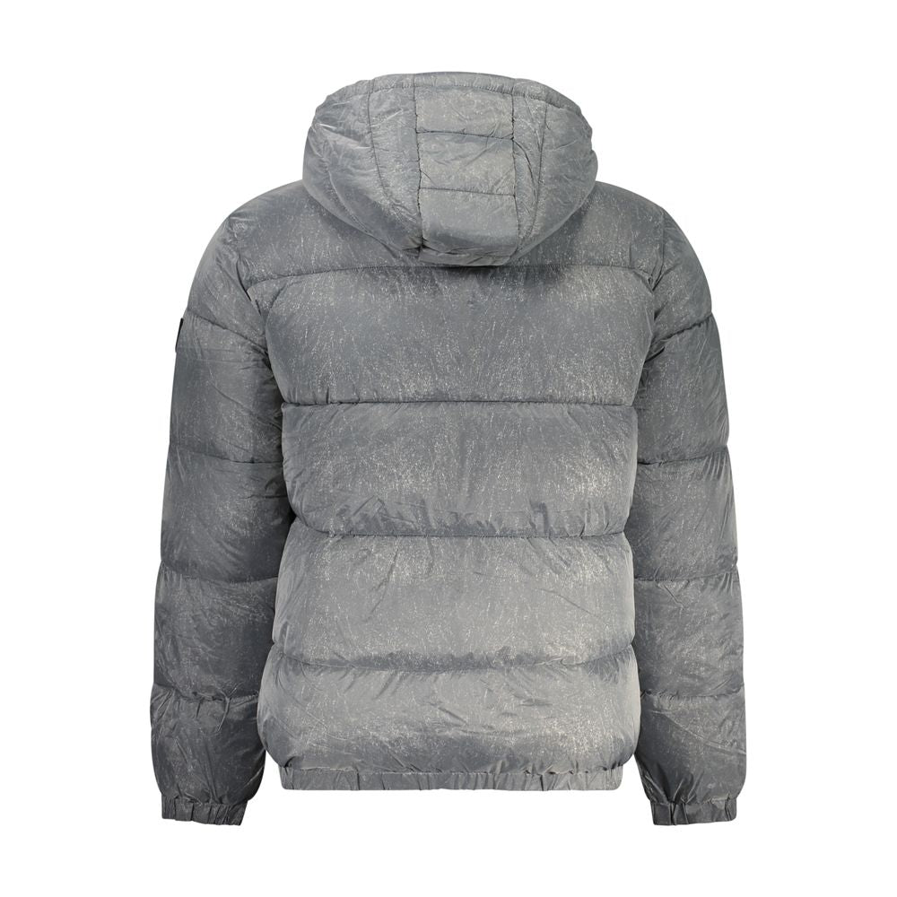 Guess Jeans Graue Polyamid-Jacke