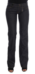 Costume National Dunkelblaue Baumwolljeans mit klassischer Passform