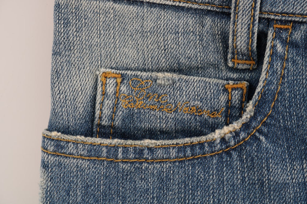 Costume National Blue Cotton-Stretch Denim Jeans