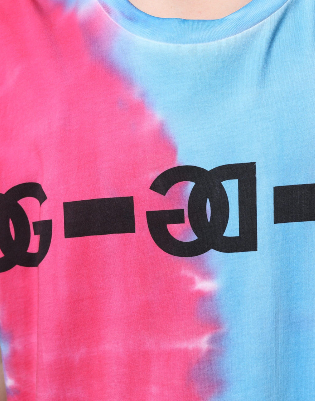 Dolce & Gabbana Multicolor Tie Dye Cotton Sleeveless T-Shirt