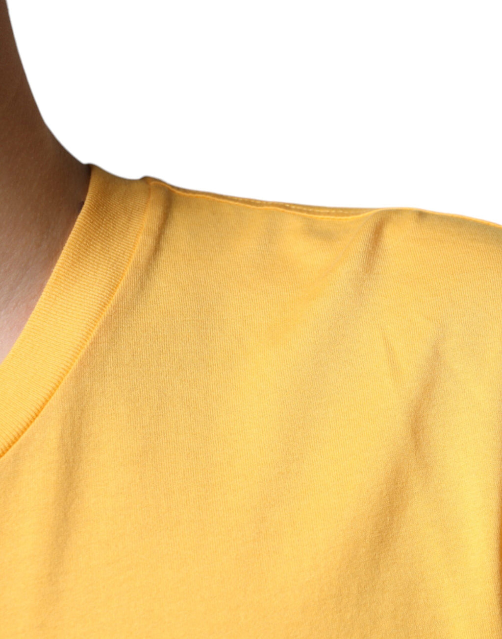 Dolce & Gabbana Yellow Secret Garden Floral Cotton Crew Neck T-Shirt