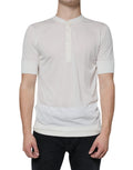 Dolce & Gabbana Off-White Short Sleeve Cotton T-Shirt