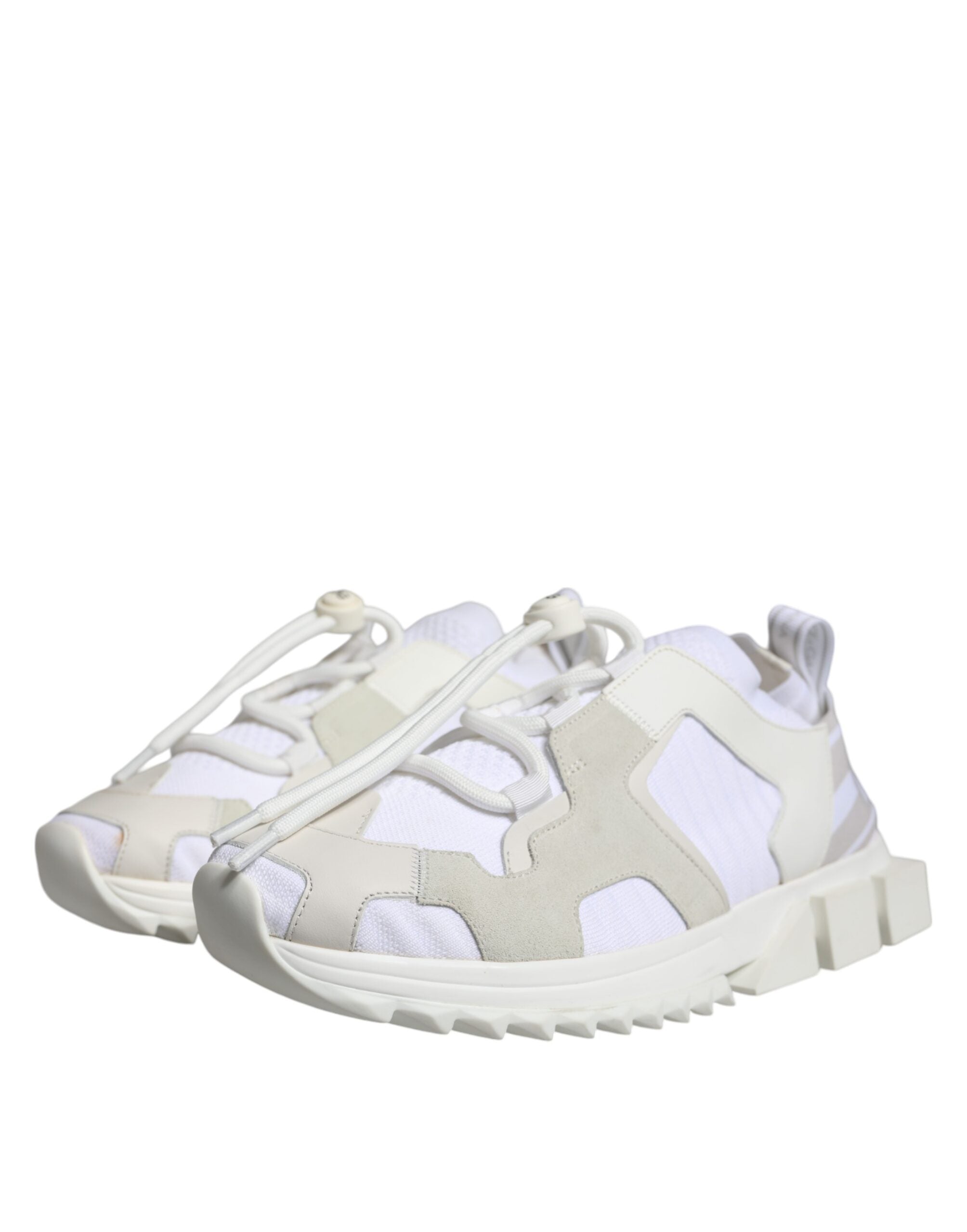 Dolce & Gabbana Weiß Mesh Sorrento Trekking Turnschuhe Schuhe