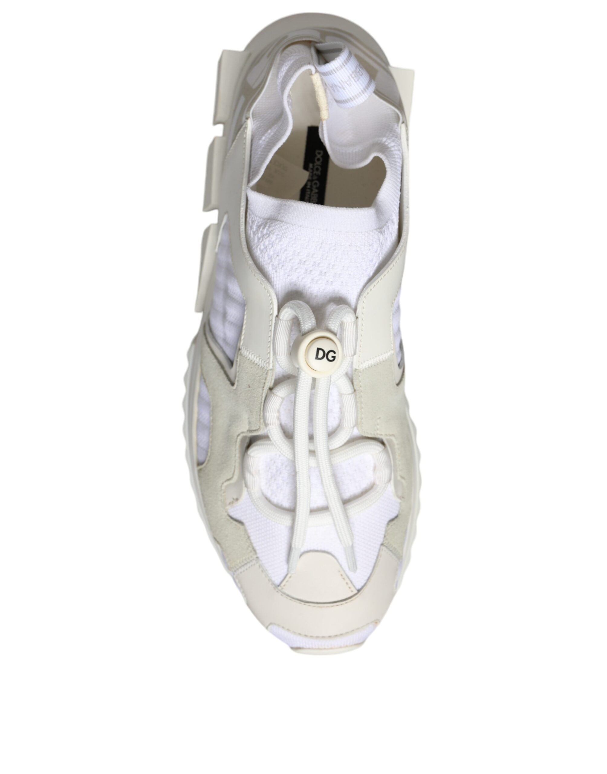 Dolce & Gabbana Weiß Mesh Sorrento Trekking Turnschuhe Schuhe