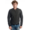 Roberto Pepe Luxury Grey Lambskin Men's Jacket