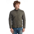 Roberto Pepe Luxury Grüne Öko-Lederjacke für Herren