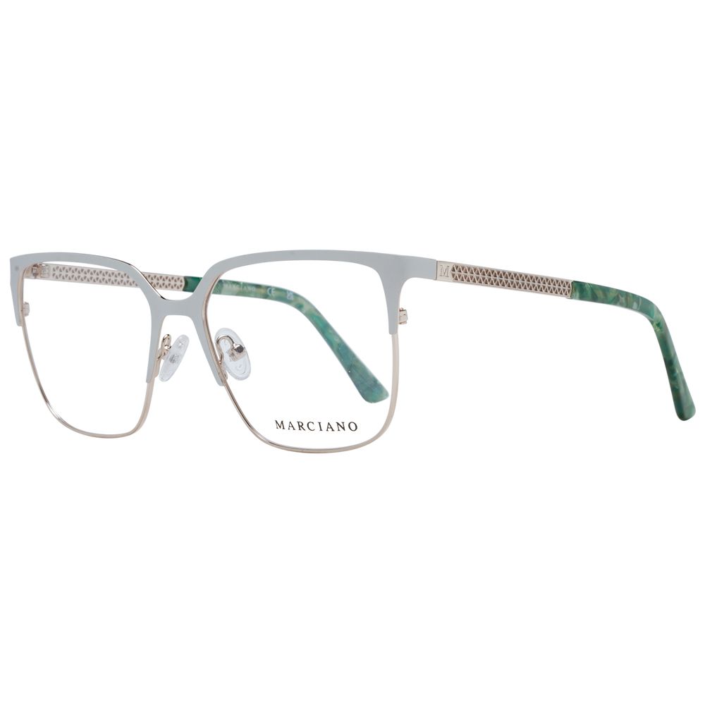 Marciano by Guess Cream-Colored Metal Glasses (Frame)