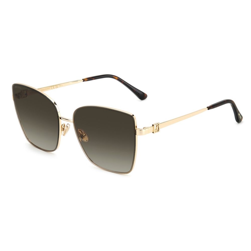 Jimmy Choo Sonnenbrille aus Goldmetall