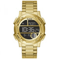 Guess Digital Watch in Gold Stainless Steel